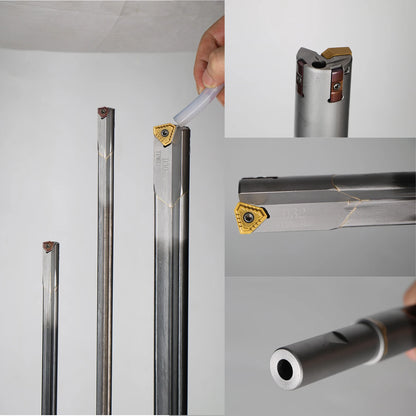 GD-DH D10-D40  Gun drills Deep drill Carrying Indexable TOGT110405 Cutting Edge and a Wiper for  High Hole Surface Quality
