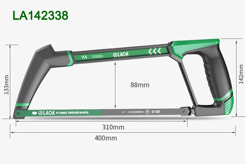 LAOA  Hacksaw 6/12 inch Frame Small Hacksaw Household Small Handheld Woodworking Hand Saw Cutting