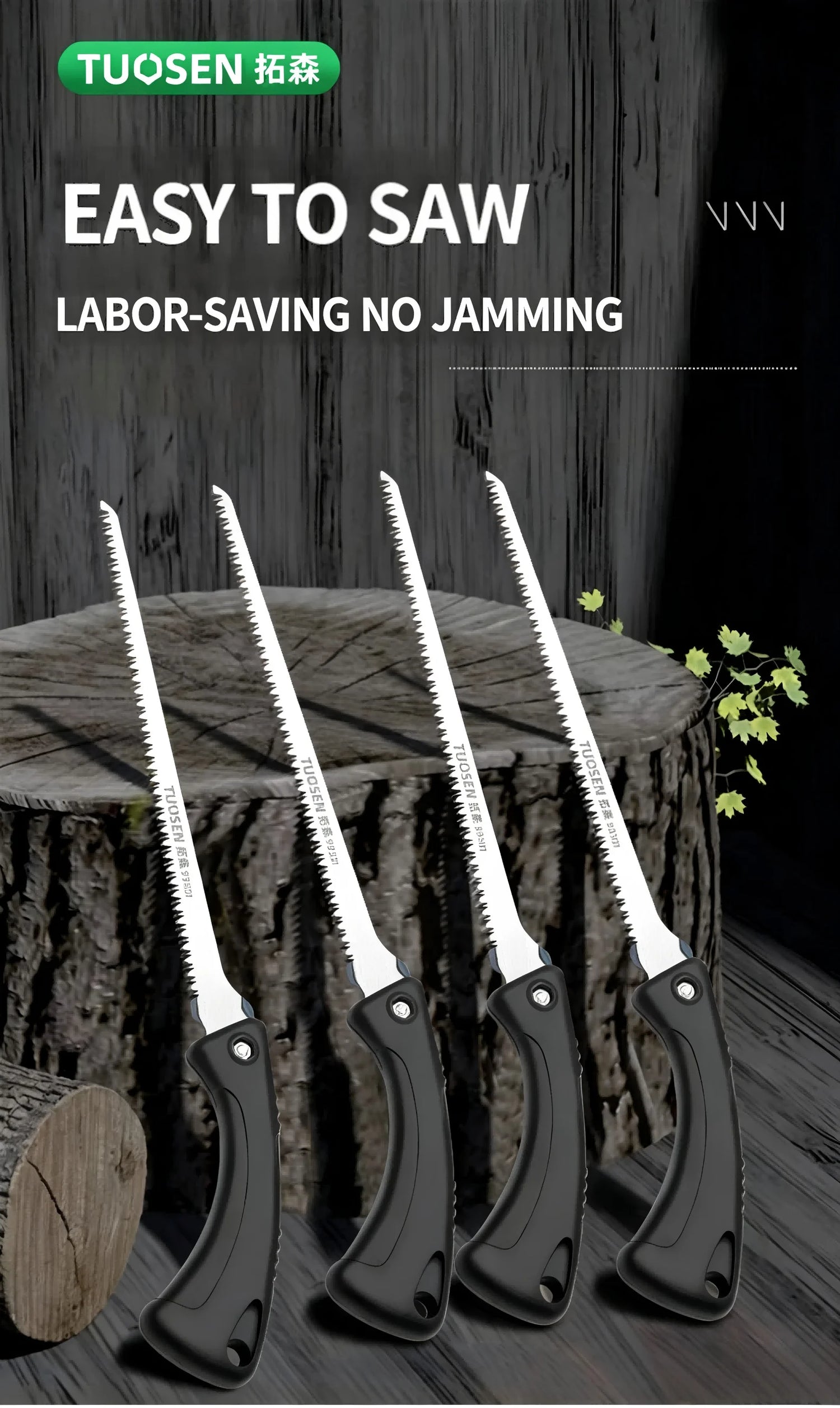 SK5 High Carbon Steel Hand Saw Sharp Swallowtail Pruning Saw for Wood Log Cutting Garden Tree Trimming Durable Blade