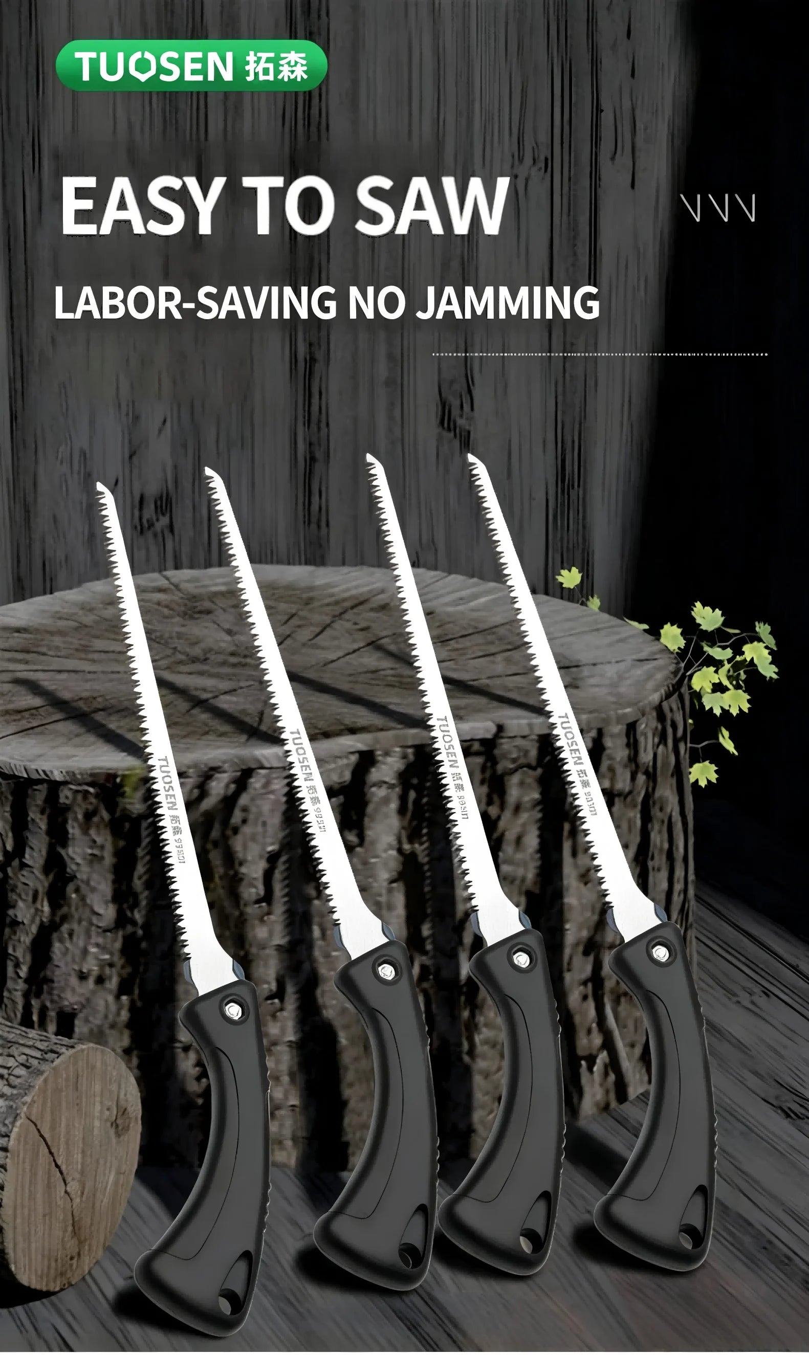 SK5 High Carbon Steel Hand Saw Sharp Swallowtail Pruning Saw for Wood Log Cutting Garden Tree Trimming Durable Blade