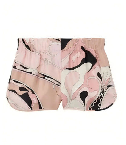 Trendy Shorts Skirts Top Set Women&