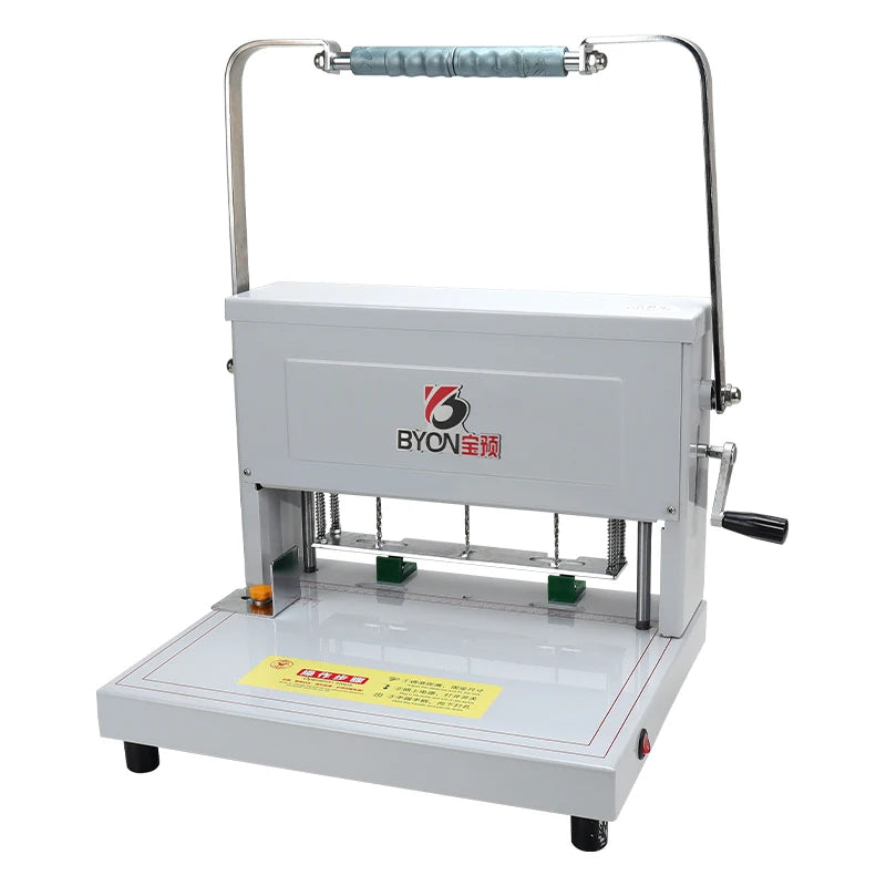 DK-45 Three Hole Punch Labor Saving Labor Variety Drills Manual 3 Motor The Drill Head Can Be Remove For Finance