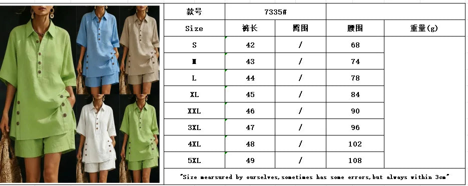 casual loose button shirts shorts two piece sets women fashion half sleeve spllit shirts suits summer elegant shorts outfits