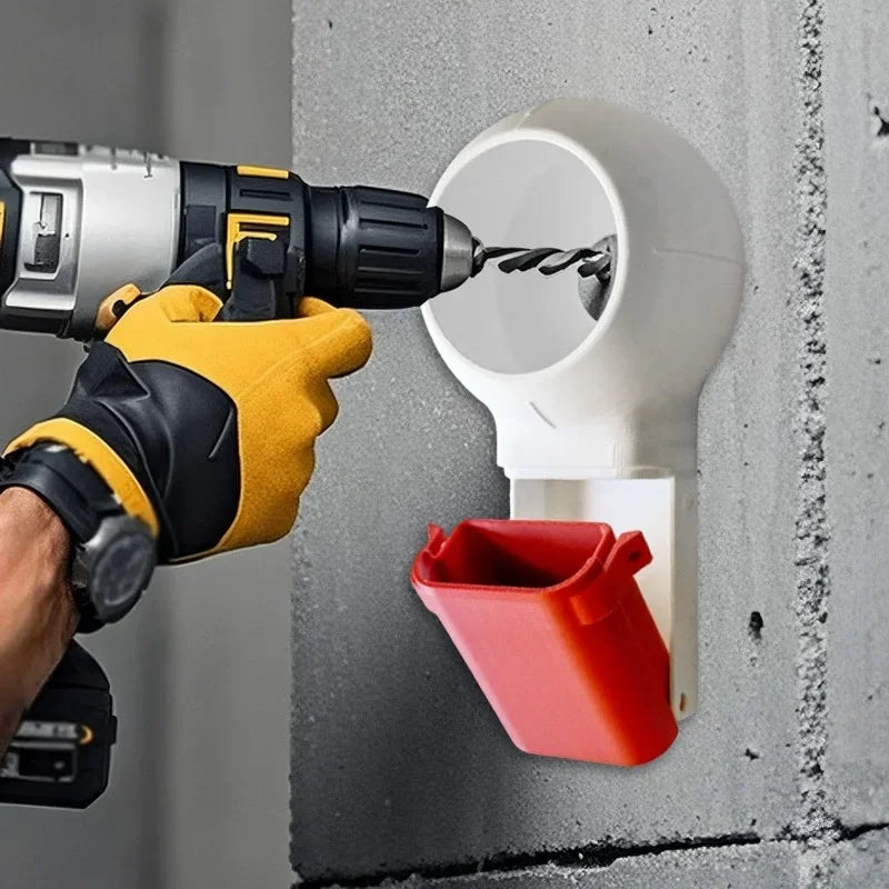 Drill Dust Collector With Rotating Joint, Drill Dust Cover For Electric Drill, Dust Catcher Tool For Wall Drilling And Home Use