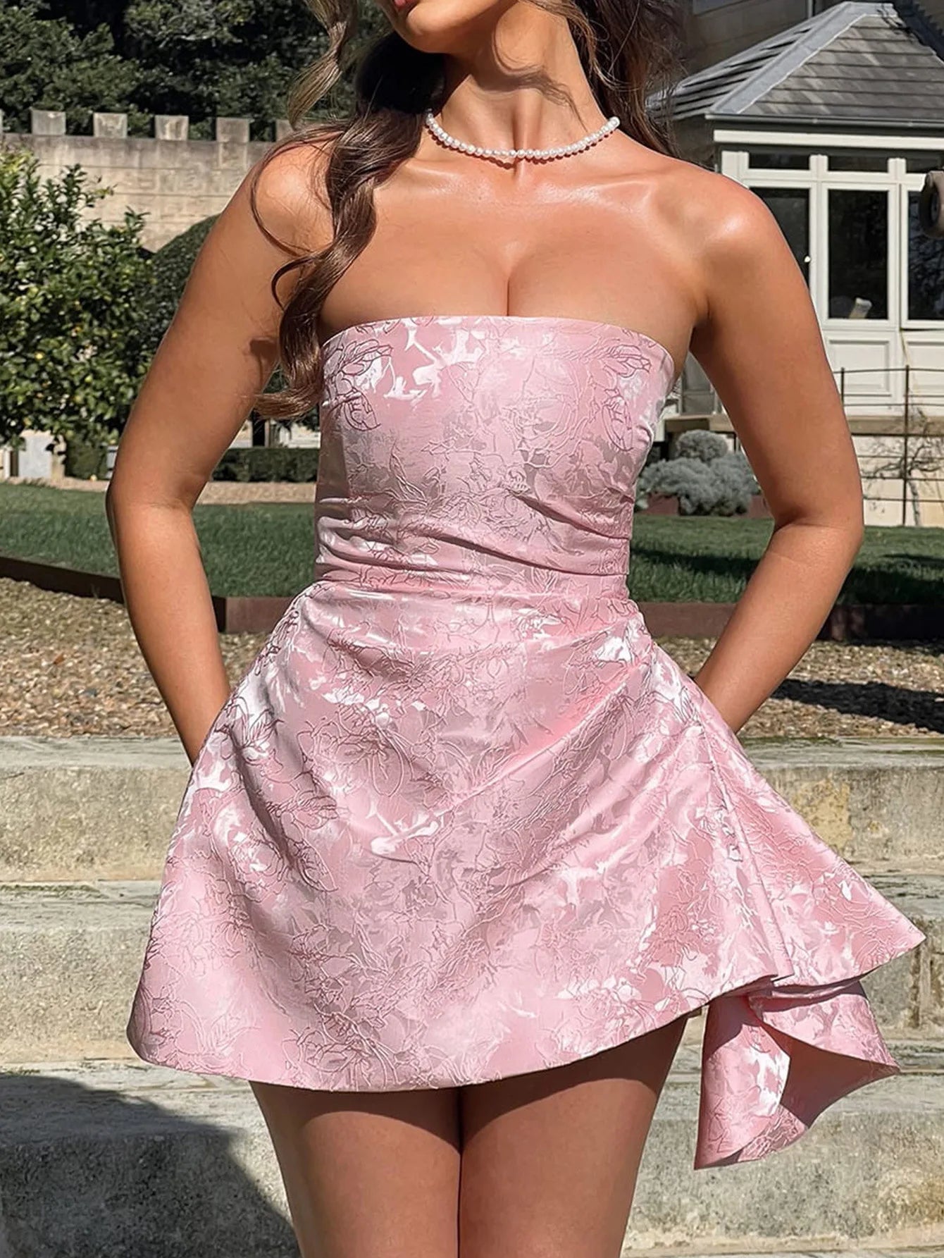 Sleeveless Off-Shoulder Sexy Evening Dress Celebrity Style Tub Top Dress Spring 2026
