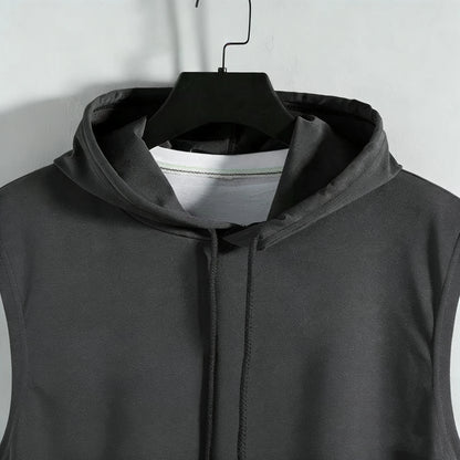 New sleeveless vest top for men with a casual temperament, trendy and lazy men&