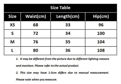 Asymmetrical Short Skirts for Women Spring Autumn Fashion Mini Solid Color Skirt Shorts American Daily Commute All-Match Skirts