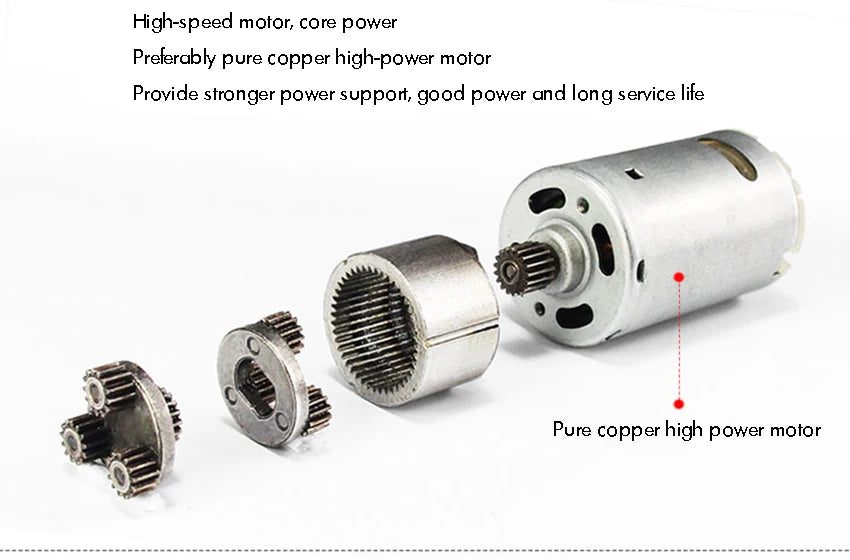 Electric Screw driver with Power Adapter, 800, 801, 802, 1/4 Interface, Adjustable Torque Power Screwdriver Screw Bit Gun