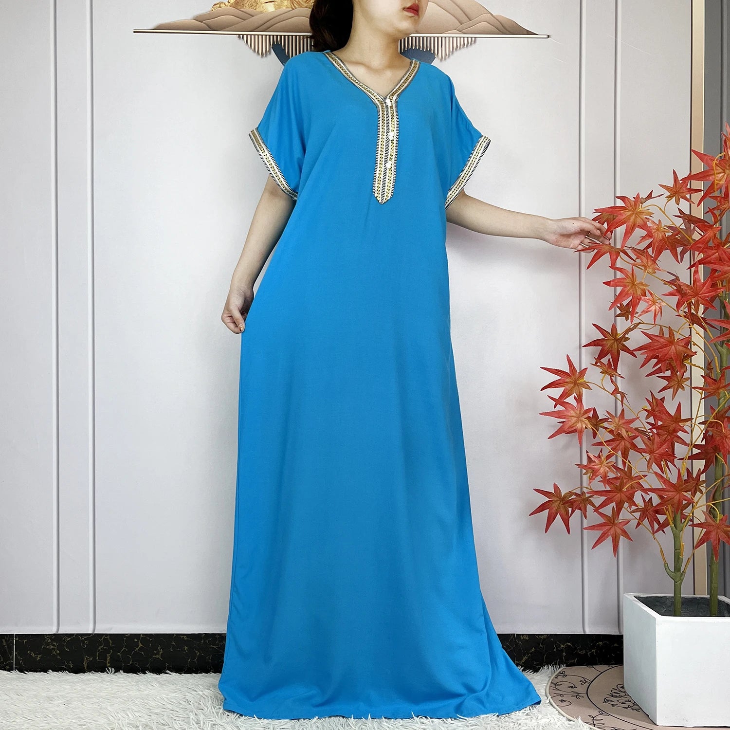 New Summer Kaftan Abaya 2023 African Dresses for Women Traditional Clothing Islam Prayer Attire Turkey Muslim Loose Robe Ramadan