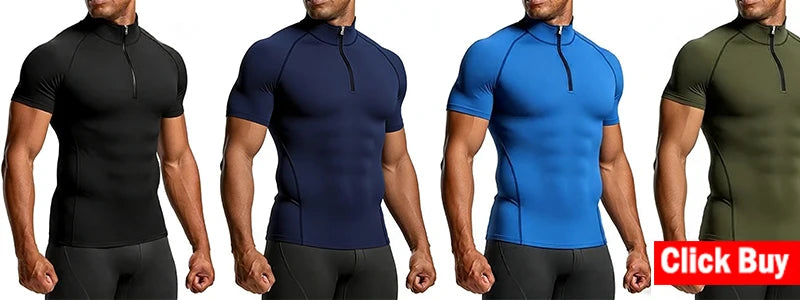 Men Sportswear Fitness Shirts Slim Long sleeve Gym T-shirt Running Top Tee Tights Training Compression Clothes Sport T Shirt Men