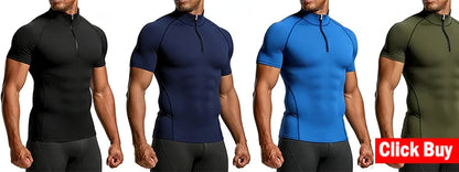 Men Sportswear Fitness Shirts Slim Long sleeve Gym T-shirt Running Top Tee Tights Training Compression Clothes Sport T Shirt Men