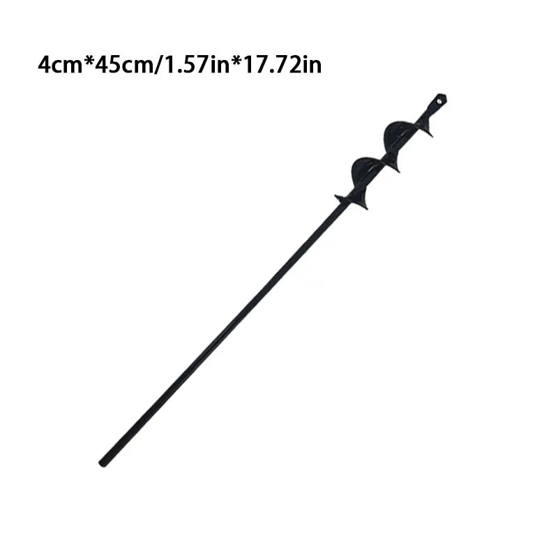 Ground Drill Bit - Detachable Spiral Rod - Garden Vegetable Loosening, Soil Planting, Seedling Transplanting Tools