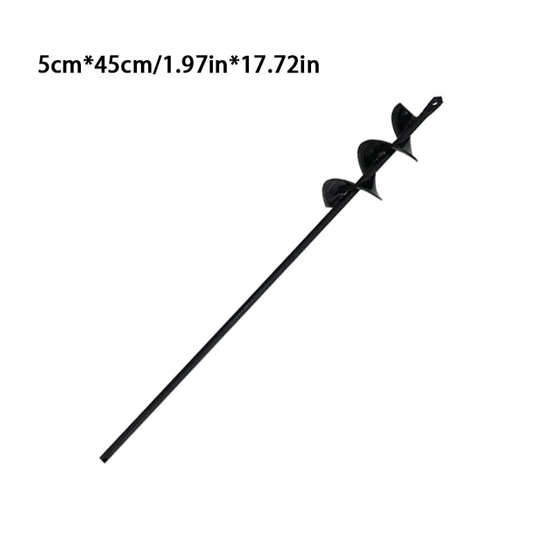 Ground Drill Bit - Detachable Spiral Rod - Garden Vegetable Loosening, Soil Planting, Seedling Transplanting Tools