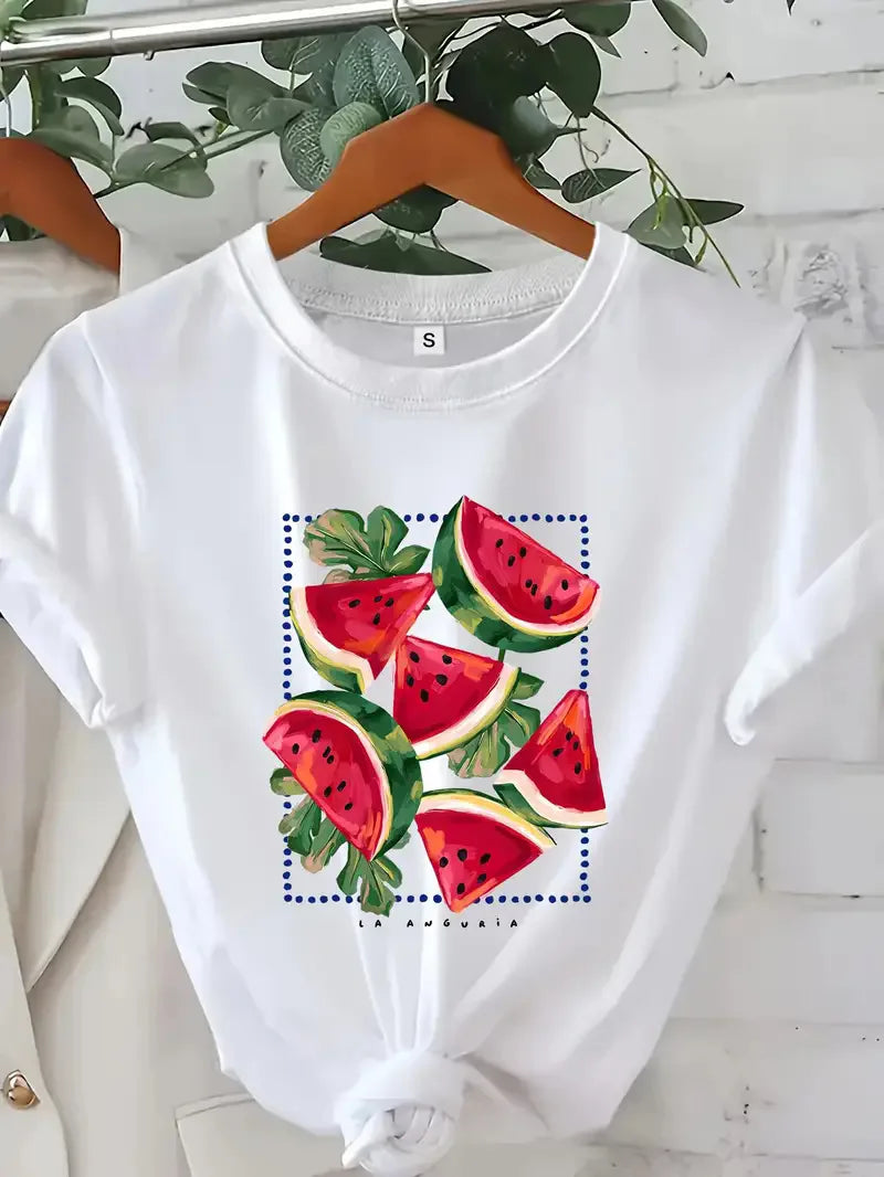 Cotton 100% A New Best-selling Short-sleeved T-shirt for Women&