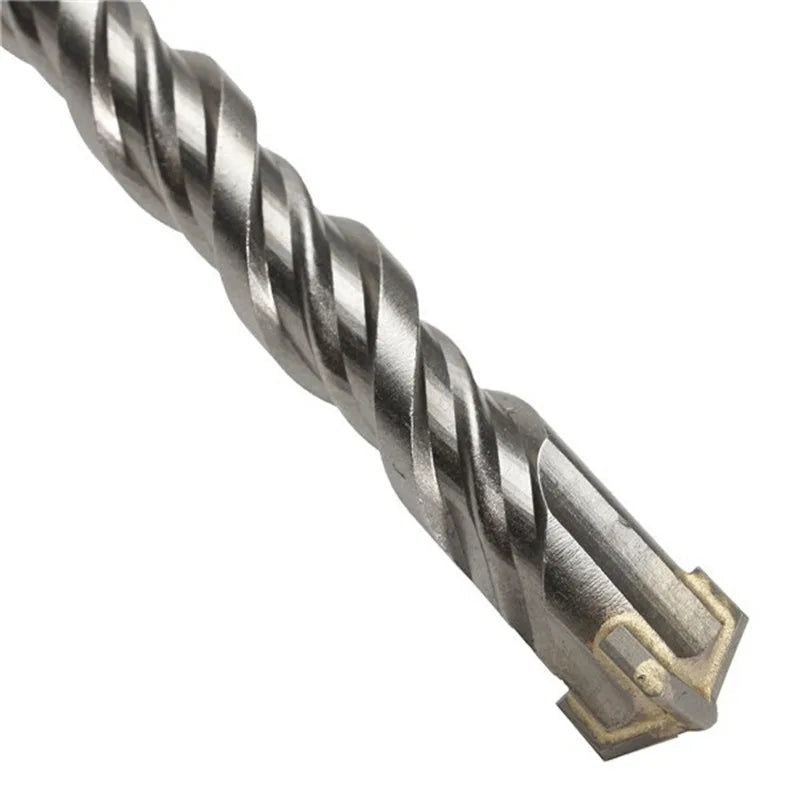 JUSTINLAU A Round Handled Electric Hammer Drill Made of Tungsten Steel and Hard Alloy Penetrates Walls and Impacts Concrete