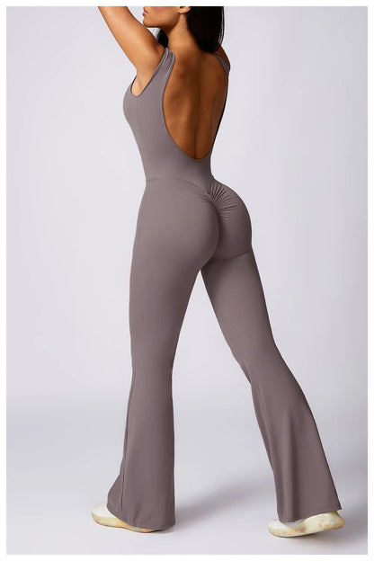 Gym Clothes Women Yoga Suit Training Sportswear Women Sports Jumpsuit Fitness Rompers Stretch Female Push Up Workout Bodysuits