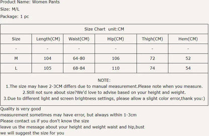 2025 Women Winter Autumn Thick Pants High Waist Wide Leg Warm Woolen Pants Fashion Clothes Vintage Pants Female Trousers