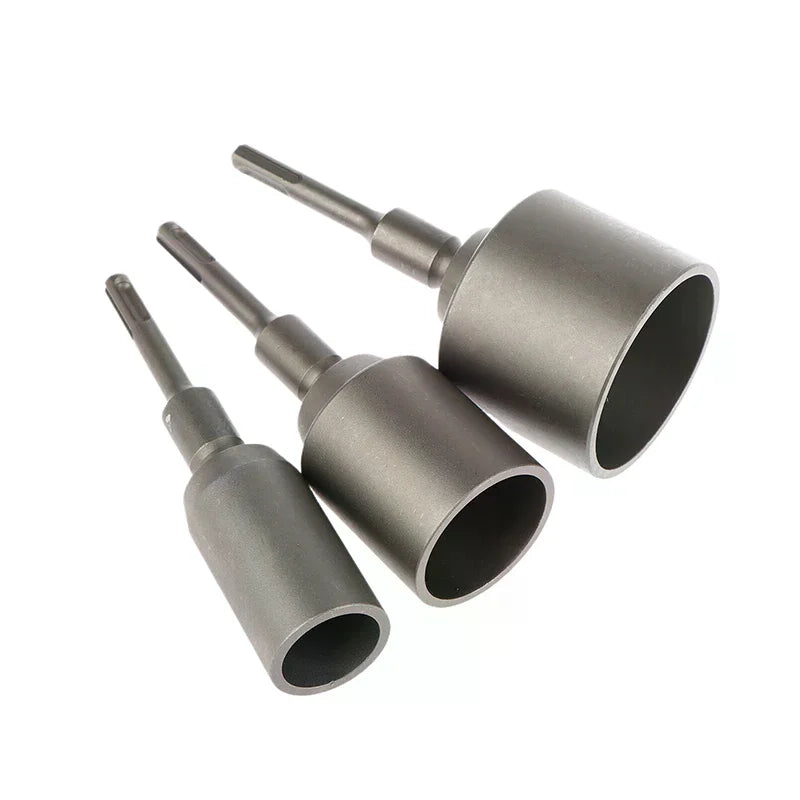 Forged Steel SDS-Plus Ground Rod Driver, Heavy Rotary Hammer Drills, T Post Drill Converter.