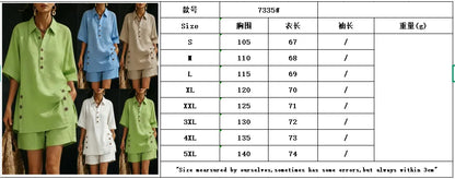 casual loose button shirts shorts two piece sets women fashion half sleeve spllit shirts suits summer elegant shorts outfits