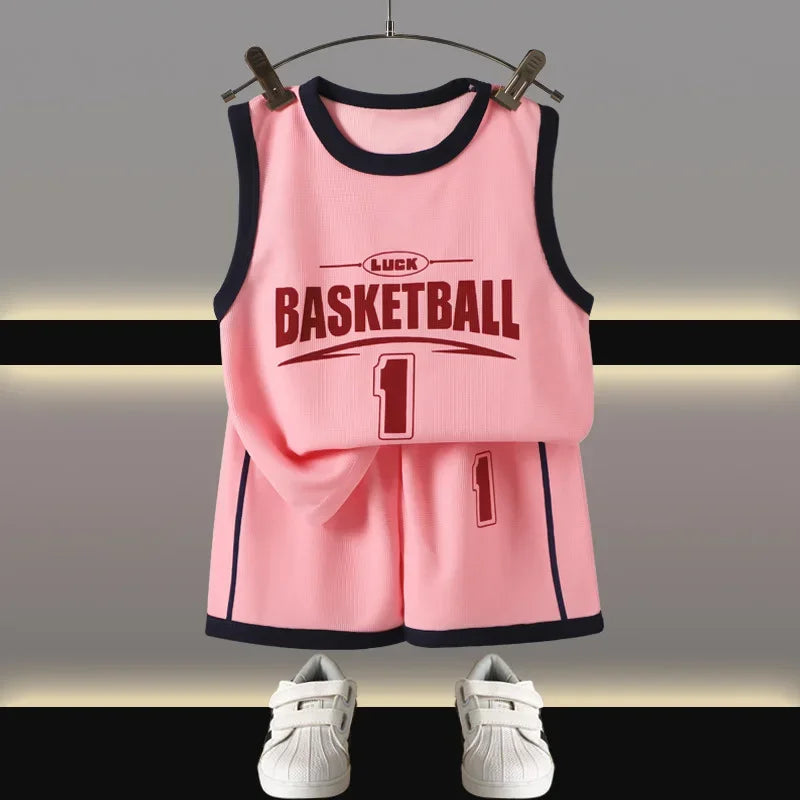 Kids Clothes Boys Girls Vest Suit Summer  Children&