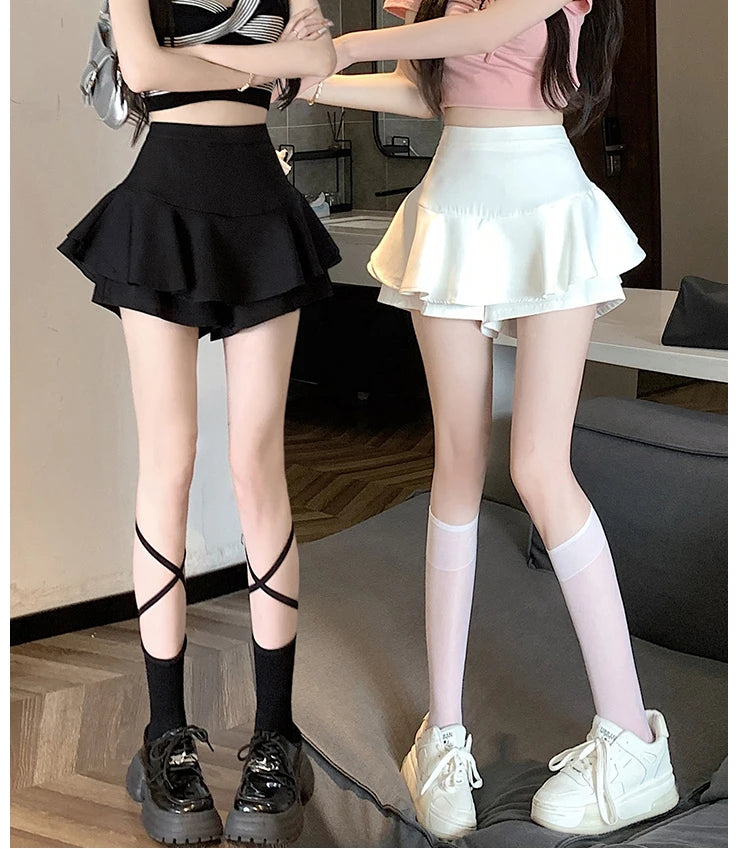 Woman Skirt Short White Skirts for Women High Waist Gyaru Korean Fashion Chic and Elegant Premium Quality Stylish Style