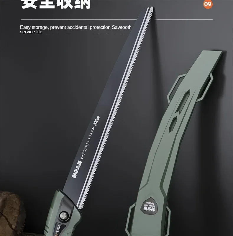 Compact Hand Saw，Sharp SK5 Steel Blade，Durable Gardening Tool，Achieve Efficient Cutting，Wood Cutting Tools，