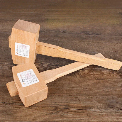 Solid Wood Hammer Professional Carpenter Hammers Multifunction Camping Manual Tool Multi-purpose Woodwork Gavel Hand Tools