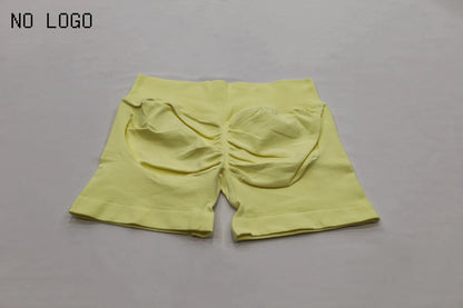 Shorts 4.5 Gym Woman Scrunch Shorts Low Ribbed Band Workout Seamless Shorts Booty Hight Stretch Running Gym Sporty Shorts