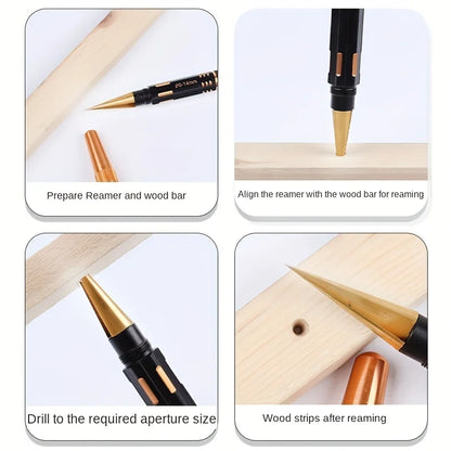Reamer Drill Bit Set for Woodworking, Model Making, and DIY Crafts