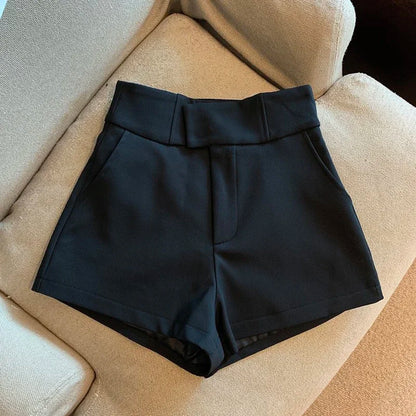 Women Shorts Black Shorts Women Harajuku Elegance High Waisted Shorts A Line Slim Casual Hot Girl Straight Pants Sexy
