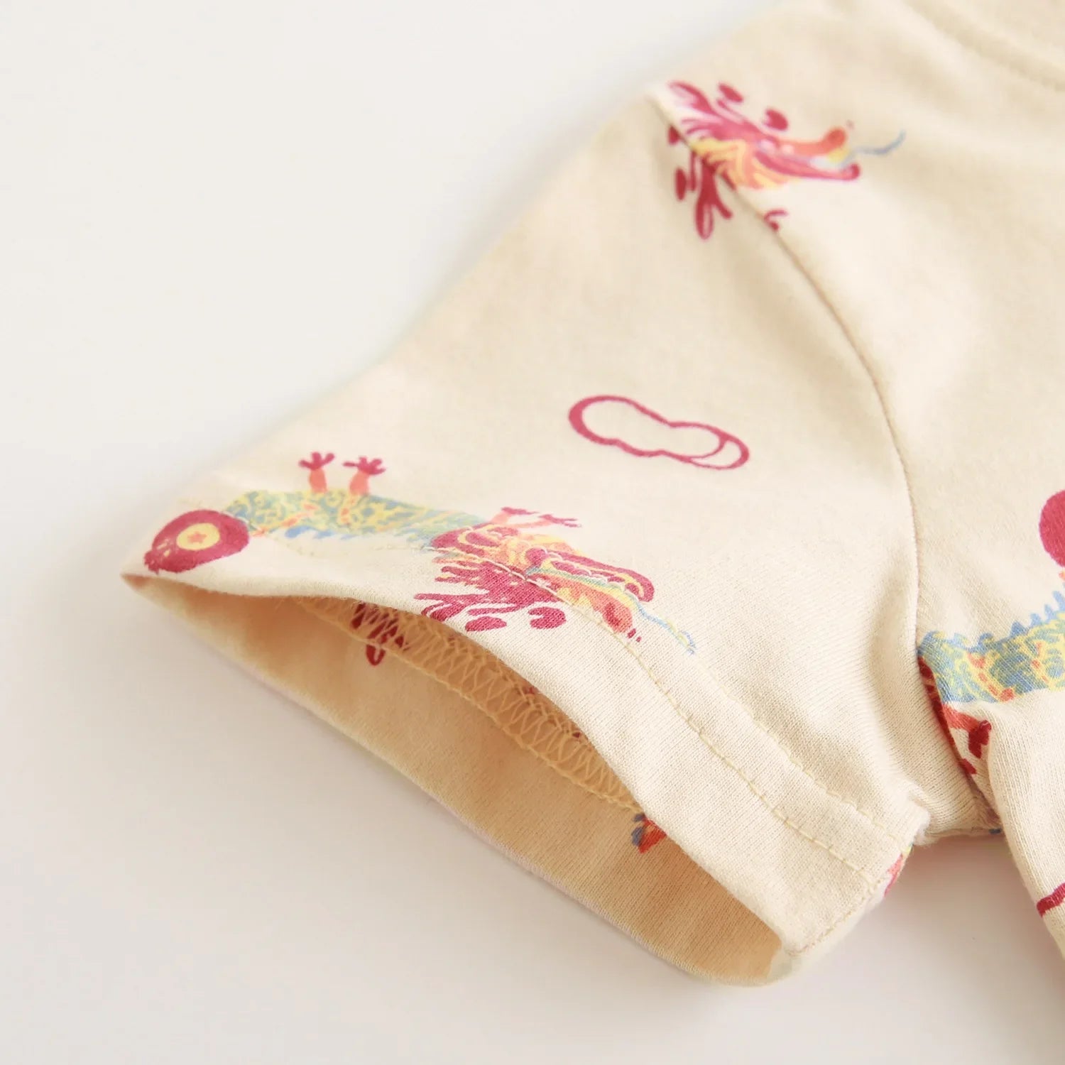 Kids Boys Girls Fashion Infants Clothing Printing T-shirt Summer