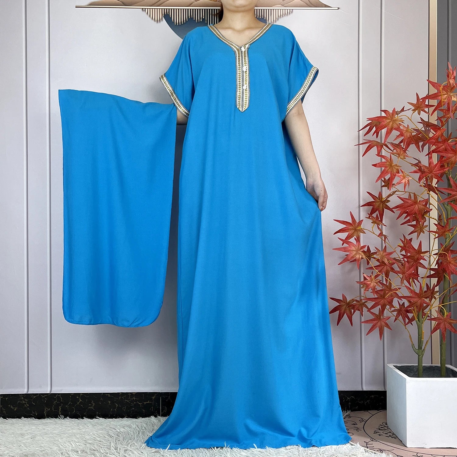 New Summer Kaftan Abaya 2023 African Dresses for Women Traditional Clothing Islam Prayer Attire Turkey Muslim Loose Robe Ramadan