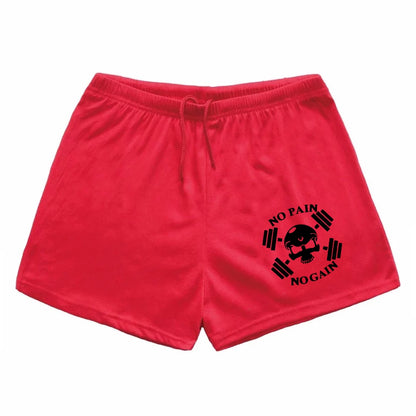Quick Dry Running Shorts Men Solid Sports Clothing Fitness Bodybuilding Short Pants Sport Homme Gym Training Beach Shorts Length