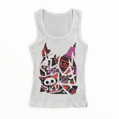 Aesthetic Women Crop Tops  Black Crop Tops Slim Harajuku Y2K Goth Short Sleeve Y2K Fashion  graphics fairy grunge Summer E-girl