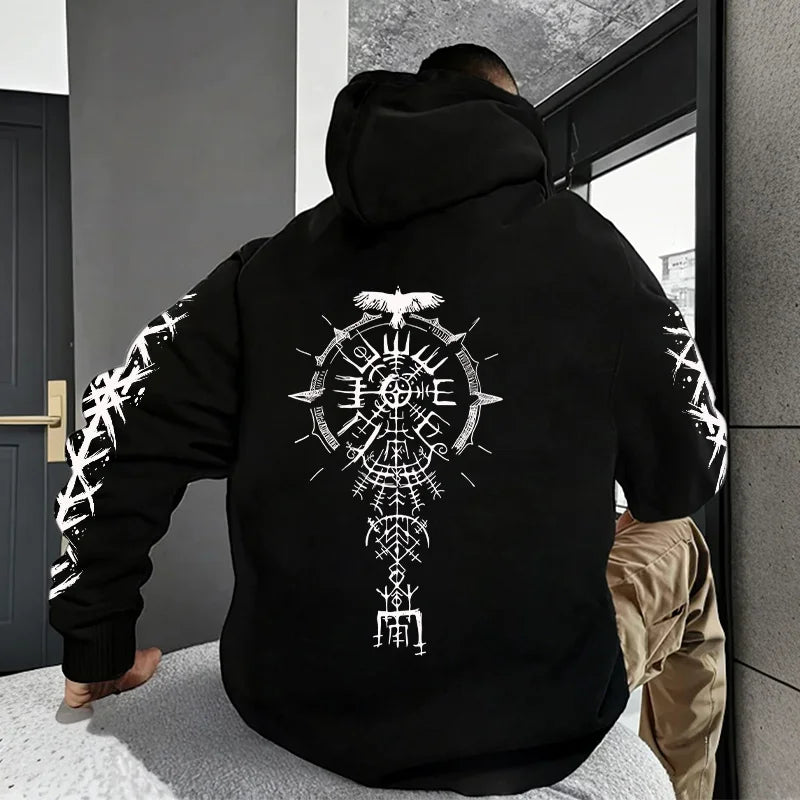 Hoodie Male Daily Casual Fashion Sporty Coats 2025 Autumn New Arrival Men&