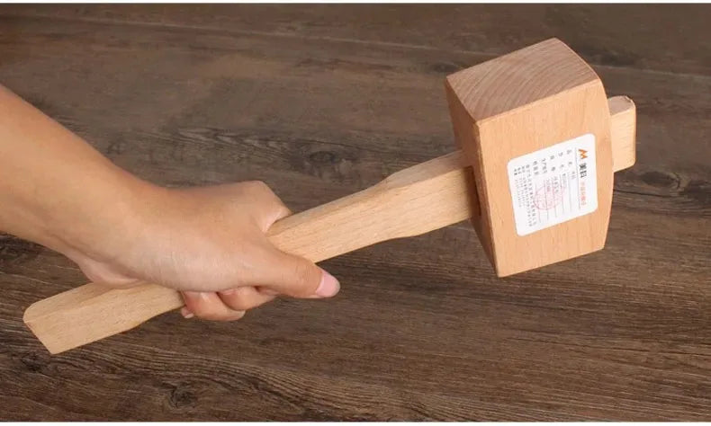 Solid Wood Hammer Professional Carpenter Hammers Multifunction Camping Manual Tool Multi-purpose Woodwork Gavel Hand Tools