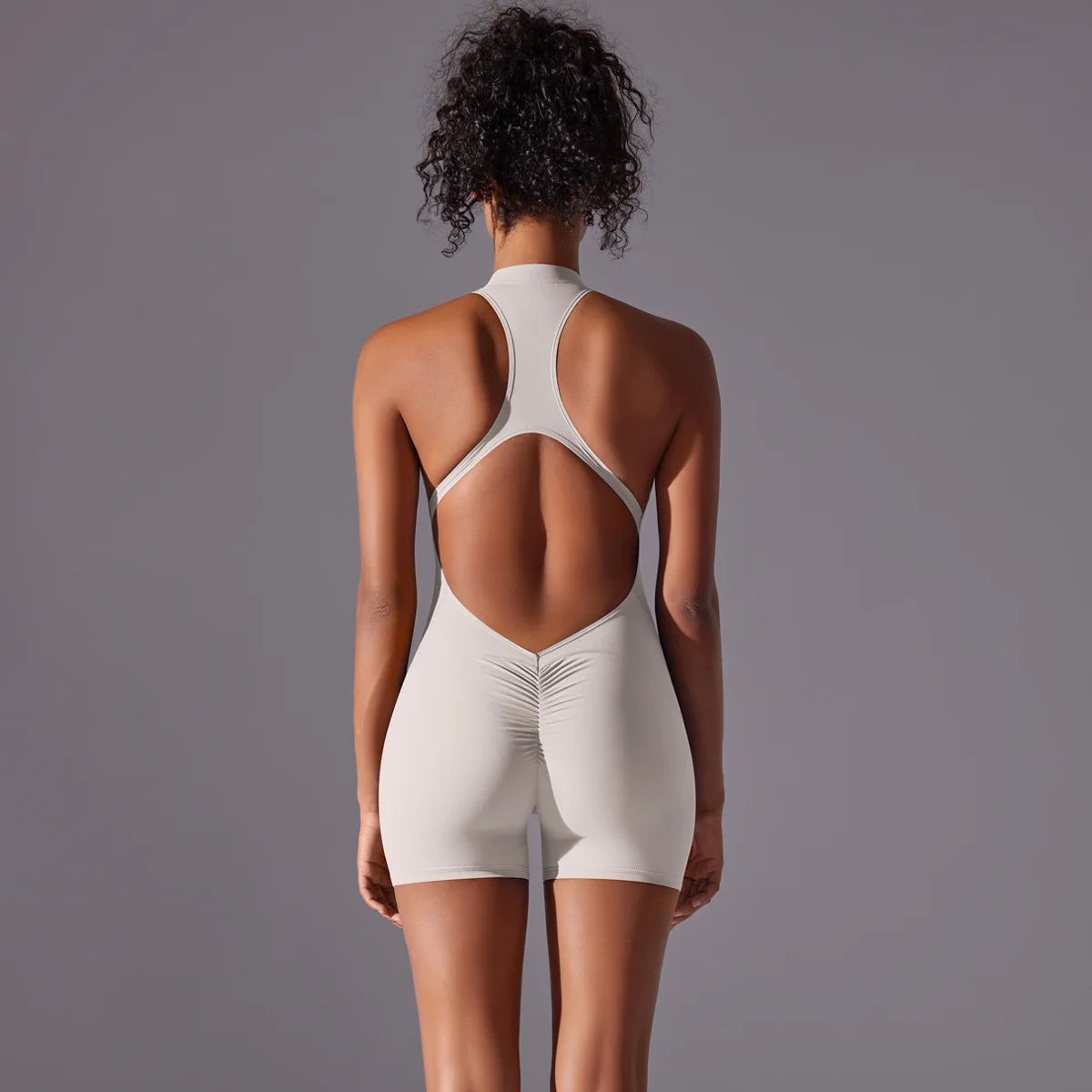 Short Sportswear Yoga Set Gym Jumpsuits Fitness Suits Summer Zipper Gym Tracksuit Women Running Gym Clothing Sports Overalls