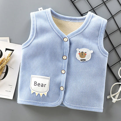 Kids Clothes Waistcoat Children&