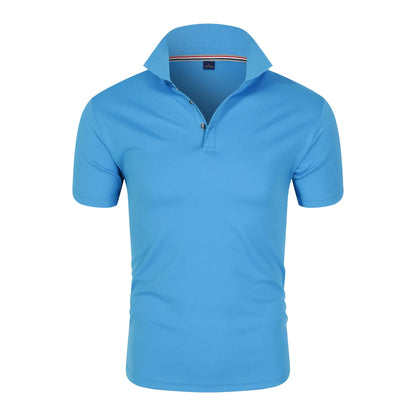 2025 new Polo T shirt for Men White Casual Short Sleeve Golf Polo Shirts Homme New Summer Clothes High Quality Ropa Hombre