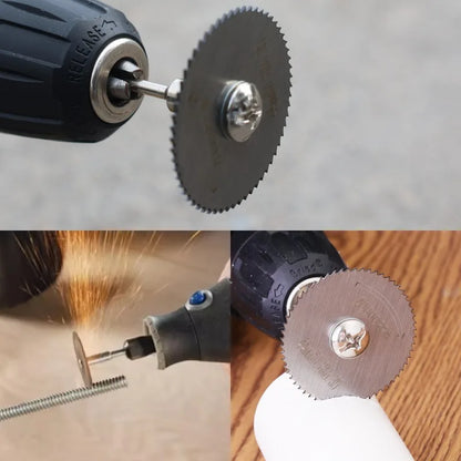 High Speed Steel Saws Blade Set Sharp Stable Non Deviation Suitable Wood Cutting Fits Drills Impact Drills DIY Woodworking Tools