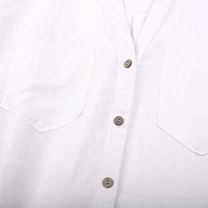 Linen Shirt Women&