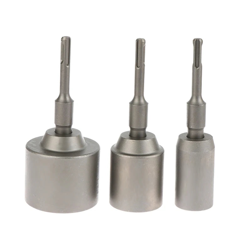 Forged Steel SDS-Plus Ground Rod Driver, Heavy Rotary Hammer Drills, T Post Drill Converter.