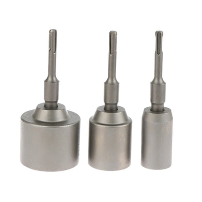 Forged Steel SDS-Plus Ground Rod Driver, Heavy Rotary Hammer Drills, T Post Drill Converter.