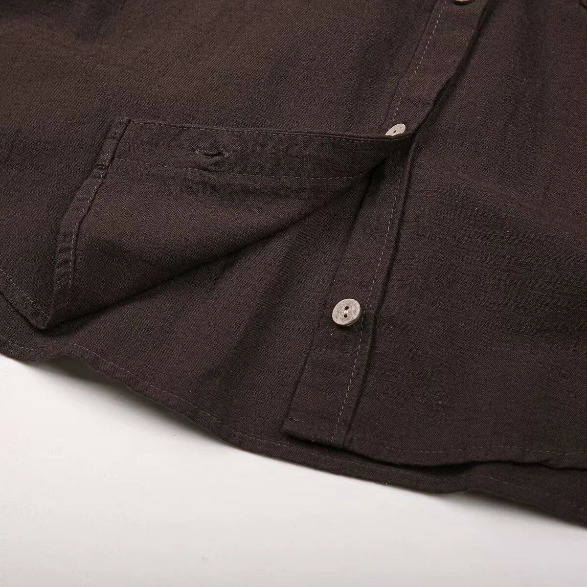Linen Shirt Women&