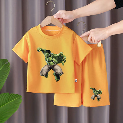 Summer Kids Clothing Set Breathable Casual Outfit for Boys And Girls Teenage Sports Suit Teen Trendy Clothes
