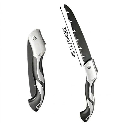 Folding Hand Saw, Multifunctional Outdoor Logging Woodworking Portable Saw, Garden Pruner for Tree Trimming, Gardening Tool