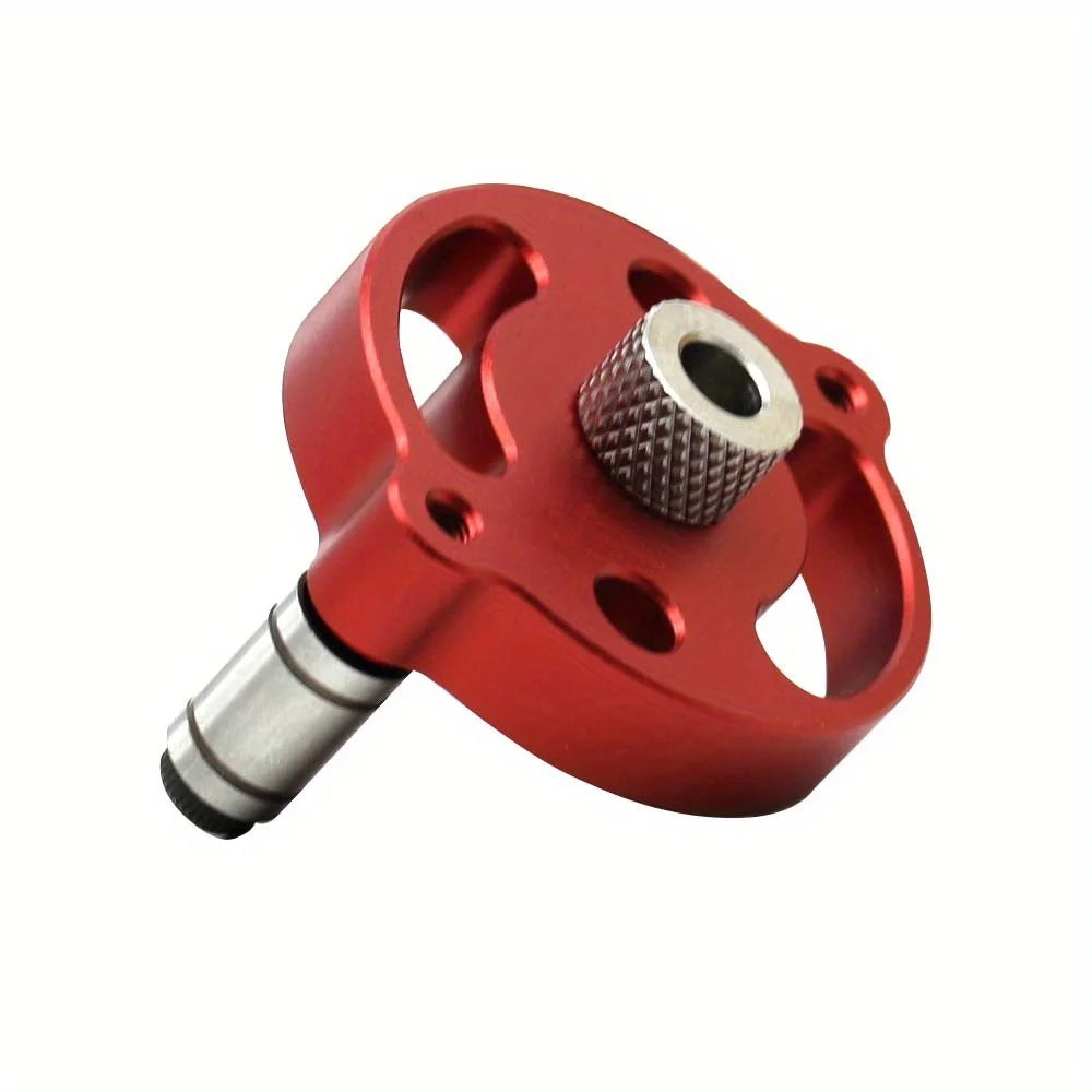 Self Center Dowel Jig Handheld Drill Guide for Straight Holes Wood Panel Hole Puncher Locator Woodworking Joints Tool