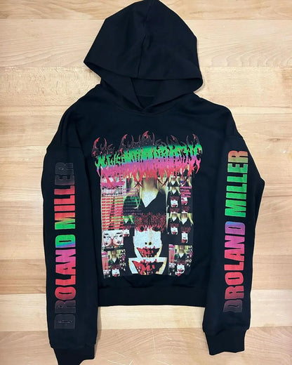 Harajuku Hoodies Women Goth Streetwear Tops Gothic Grunge Couples Sweatshirt Drolandmiller Oversized Hoodie Y2k Clothes