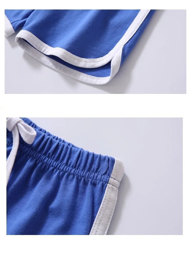 Verano T-shirts Girls Boys Graphic Pure CottonTee Cartoon Anime Clothing Sleeveless Tops