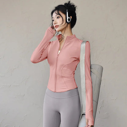 new Sportswear Woman Gym Yoga Sports Jacket Women&
